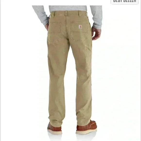 Men’s Work Pants - Relaxed Fit - Rugged Flex - Canvas - Picture 2 of 7